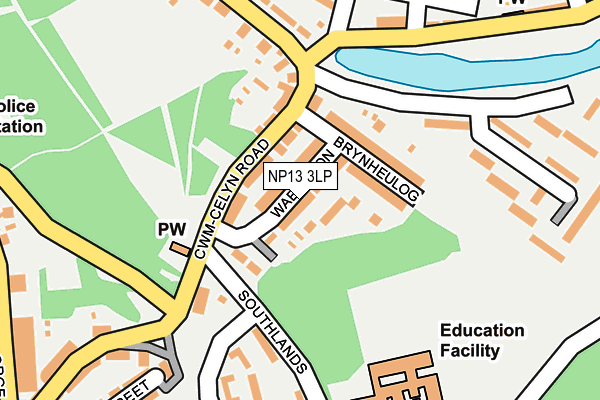 NP13 3LP map - OS OpenMap – Local (Ordnance Survey)