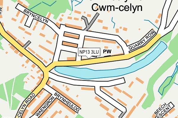 NP13 3LU map - OS OpenMap – Local (Ordnance Survey)