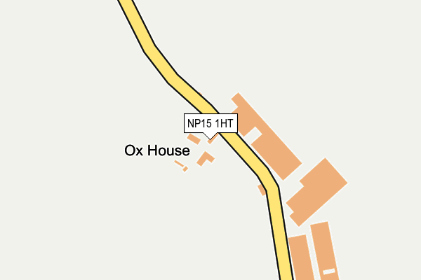 NP15 1HT map - OS OpenMap – Local (Ordnance Survey)