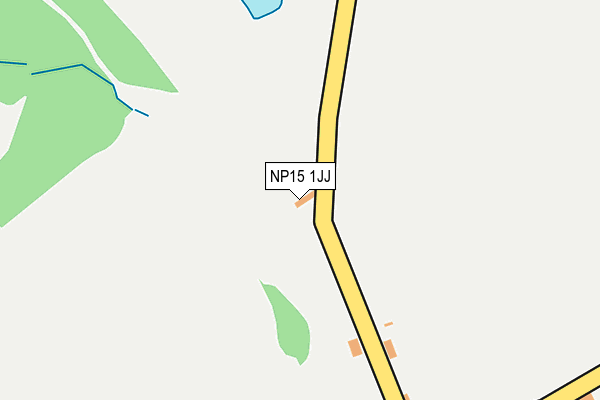 NP15 1JJ map - OS OpenMap – Local (Ordnance Survey)