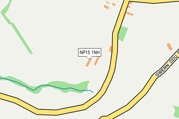 NP15 1NH map - OS OpenMap – Local (Ordnance Survey)