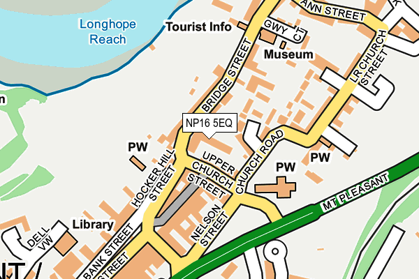 NP16 5EQ map - OS OpenMap – Local (Ordnance Survey)