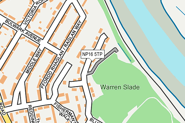 NP16 5TP map - OS OpenMap – Local (Ordnance Survey)