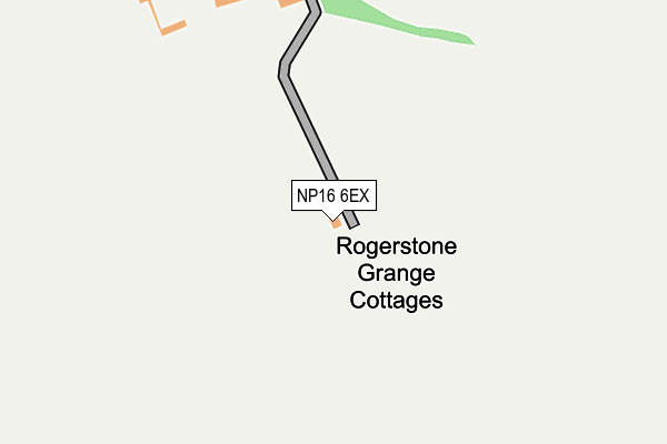 NP16 6EX map - OS OpenMap – Local (Ordnance Survey)