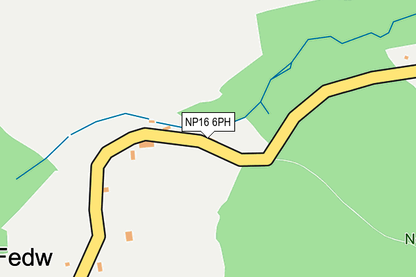 NP16 6PH map - OS OpenMap – Local (Ordnance Survey)