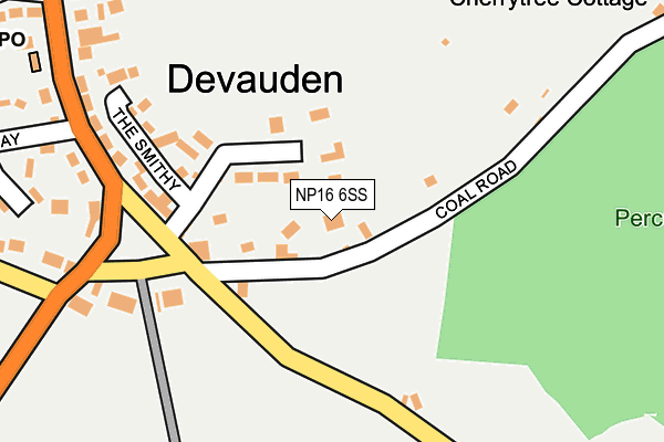 NP16 6SS map - OS OpenMap – Local (Ordnance Survey)