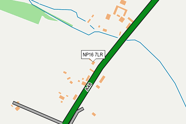 NP16 7LR map - OS OpenMap – Local (Ordnance Survey)