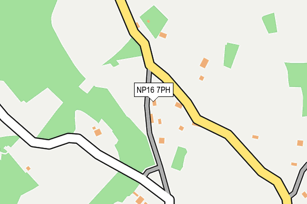 NP16 7PH map - OS OpenMap – Local (Ordnance Survey)