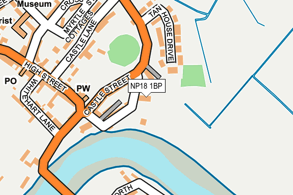 NP18 1BP map - OS OpenMap – Local (Ordnance Survey)