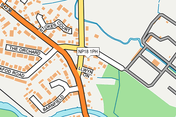 NP18 1PH map - OS OpenMap – Local (Ordnance Survey)