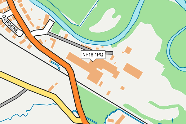 Map of NICKY ADAMS COUNTRYWEAR LTD at local scale