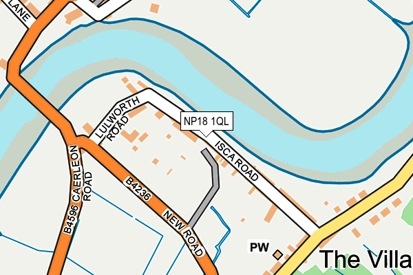 NP18 1QL map - OS OpenMap – Local (Ordnance Survey)