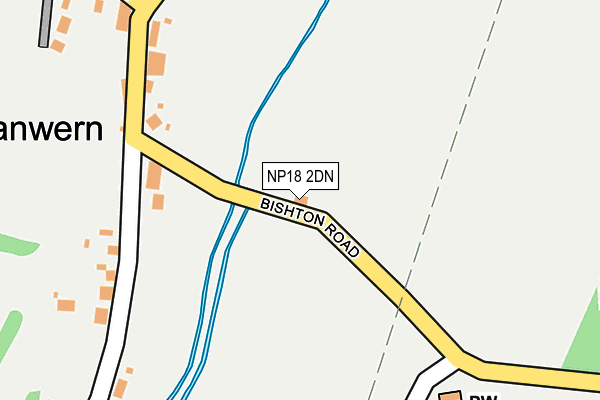 NP18 2DN map - OS OpenMap – Local (Ordnance Survey)