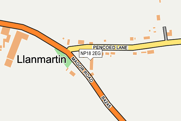 NP18 2EG map - OS OpenMap – Local (Ordnance Survey)