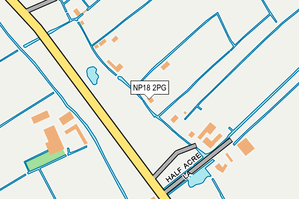 NP18 2PG map - OS OpenMap – Local (Ordnance Survey)