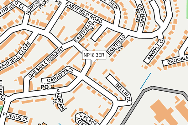 NP18 3ER map - OS OpenMap – Local (Ordnance Survey)