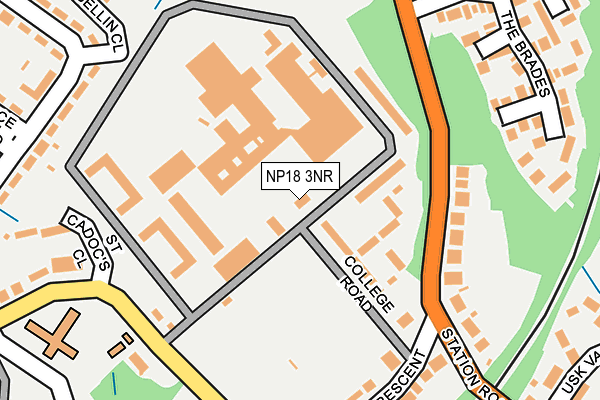 NP18 3NR map - OS OpenMap – Local (Ordnance Survey)