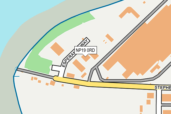 NP19 0RD map - OS OpenMap – Local (Ordnance Survey)