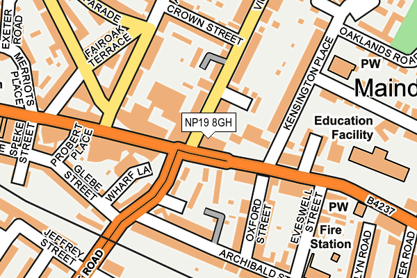 Map of FATIMA RESTAURANT CARDIFF 1 LTD at local scale