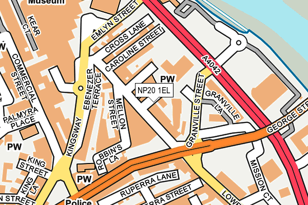 NP20 1EL map - OS OpenMap – Local (Ordnance Survey)