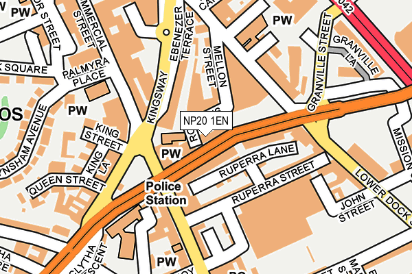 NP20 1EN map - OS OpenMap – Local (Ordnance Survey)