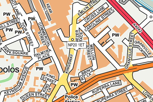 NP20 1ET map - OS OpenMap – Local (Ordnance Survey)