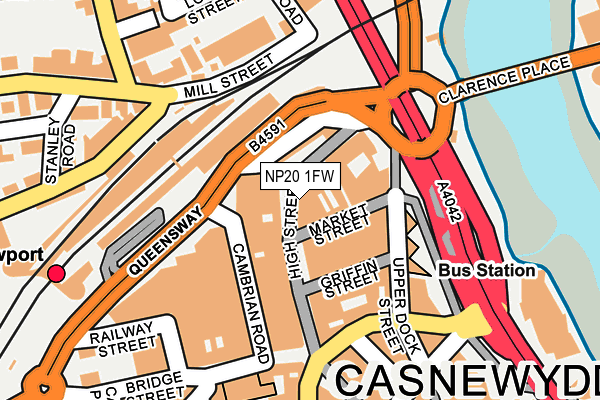 NP20 1FW map - OS OpenMap – Local (Ordnance Survey)