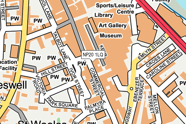 Map of VAPING PRODUCTS SOLD HERE LTD at local scale