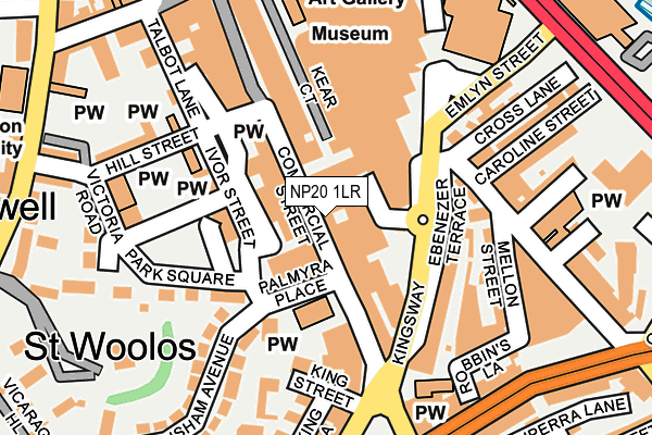 NP20 1LR map - OS OpenMap – Local (Ordnance Survey)