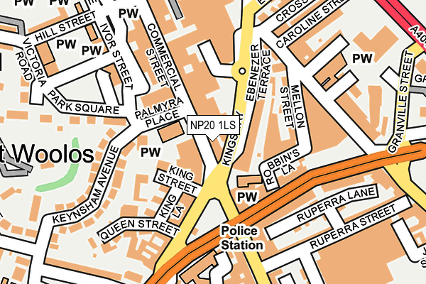 NP20 1LS map - OS OpenMap – Local (Ordnance Survey)