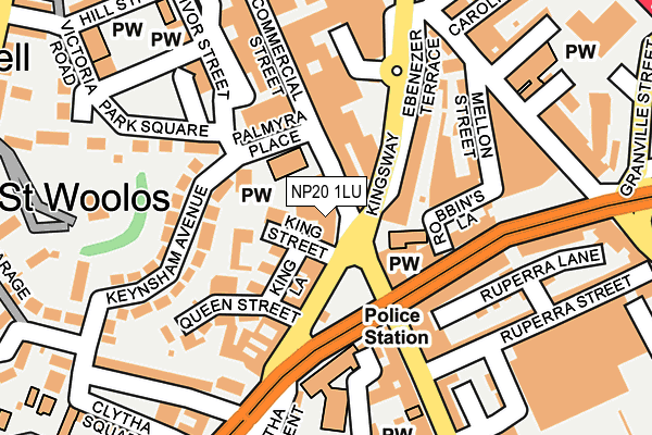 NP20 1LU map - OS OpenMap – Local (Ordnance Survey)