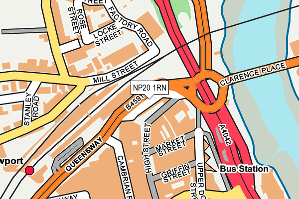 NP20 1RN map - OS OpenMap – Local (Ordnance Survey)