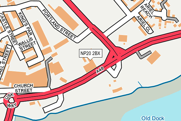 NP20 2BX map - OS OpenMap – Local (Ordnance Survey)