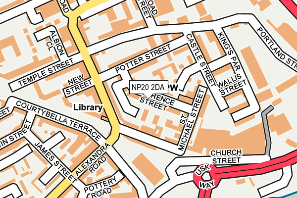 NP20 2DA map - OS OpenMap – Local (Ordnance Survey)
