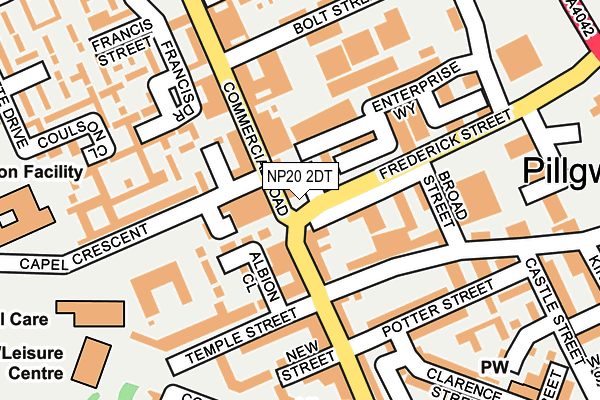 NP20 2DT map - OS OpenMap – Local (Ordnance Survey)