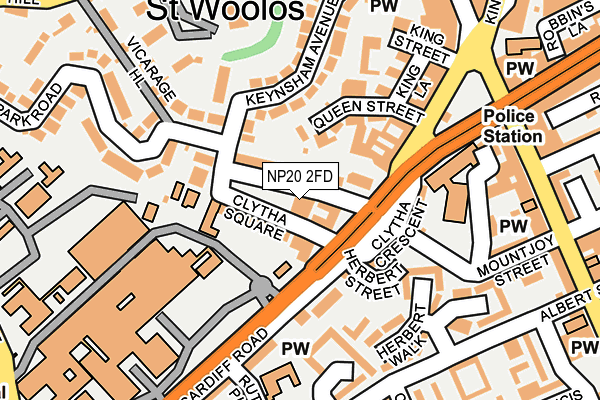 NP20 2FD map - OS OpenMap – Local (Ordnance Survey)