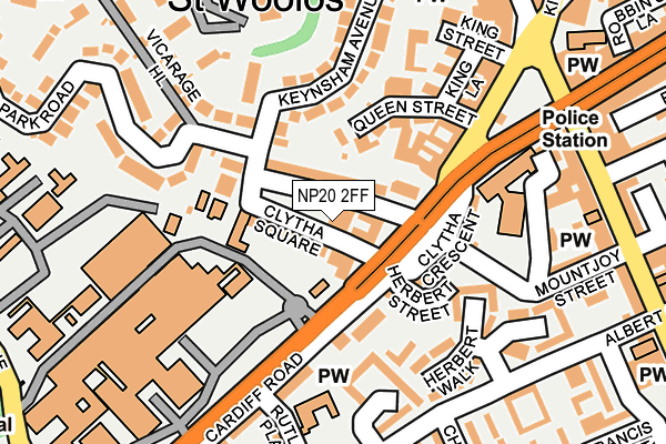 NP20 2FF map - OS OpenMap – Local (Ordnance Survey)