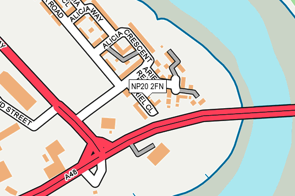 NP20 2FN map - OS OpenMap – Local (Ordnance Survey)