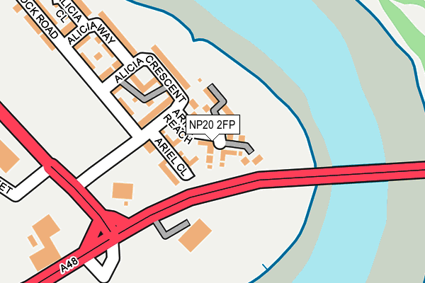 NP20 2FP map - OS OpenMap – Local (Ordnance Survey)