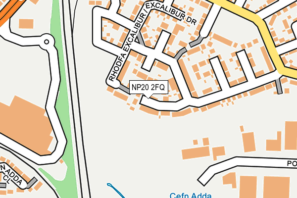 NP20 2FQ map - OS OpenMap – Local (Ordnance Survey)