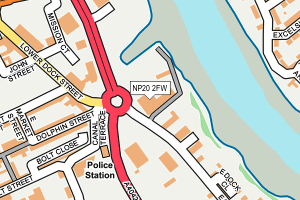 NP20 2FW map - OS OpenMap – Local (Ordnance Survey)