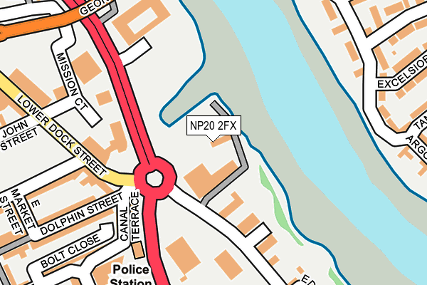 NP20 2FX map - OS OpenMap – Local (Ordnance Survey)