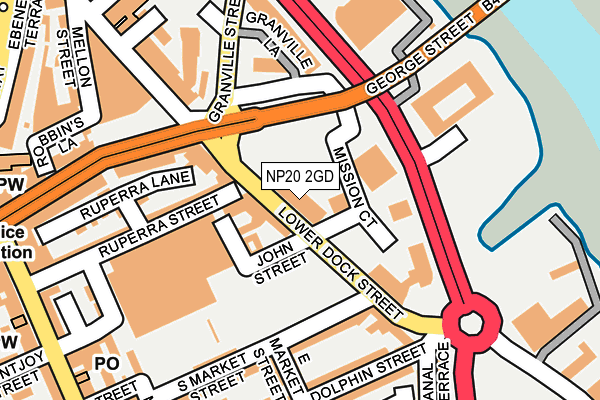 NP20 2GD map - OS OpenMap – Local (Ordnance Survey)