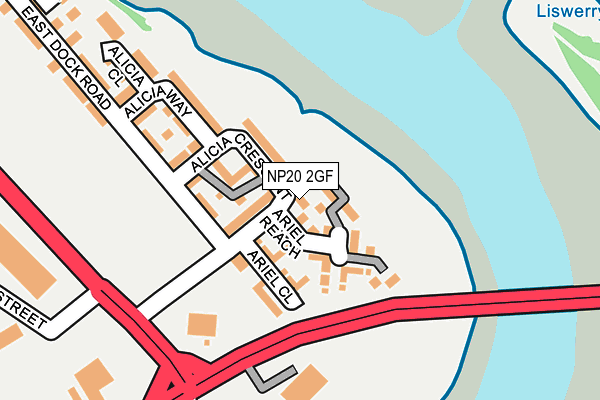 NP20 2GF map - OS OpenMap – Local (Ordnance Survey)