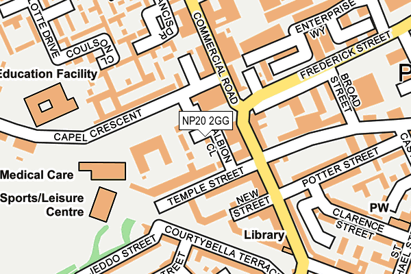 NP20 2GG map - OS OpenMap – Local (Ordnance Survey)
