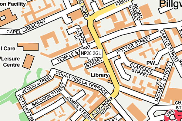 NP20 2GL map - OS OpenMap – Local (Ordnance Survey)