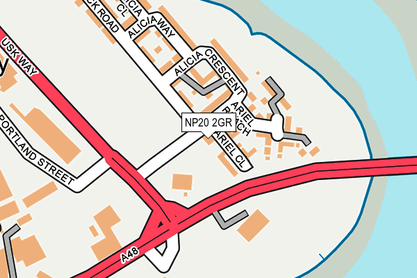 NP20 2GR map - OS OpenMap – Local (Ordnance Survey)