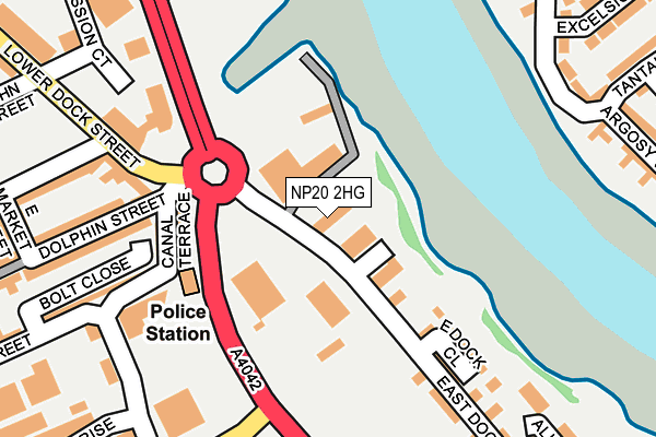 NP20 2HG map - OS OpenMap – Local (Ordnance Survey)
