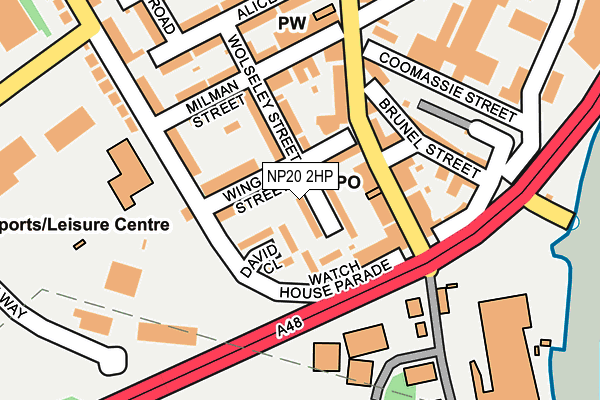 NP20 2HP map - OS OpenMap – Local (Ordnance Survey)