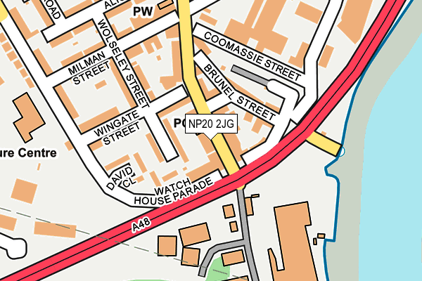 NP20 2JG map - OS OpenMap – Local (Ordnance Survey)
